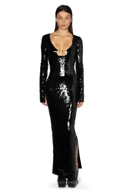 16ARLINGTON Solaria Sequin Midi Dress Sequins Size 12 for rent on The Volte - image 1