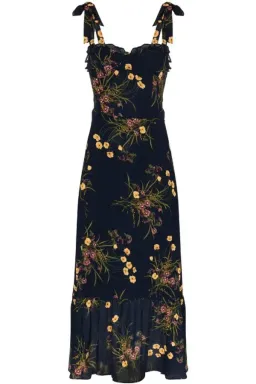 Reformation Nikita Navy Floral Size 10 for rent on The Volte - image 3