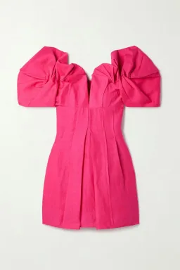 Cult Gaia Asal Mini Dress Calliandra Pink Size UK 12 for rent on The Volte - image 5