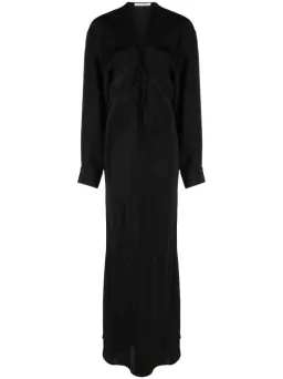 Christopher Esber Triquetra Silk Maxi Dress Black Size 10 for rent on The Volte - image 7
