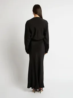 Christopher Esber Triquetra Silk Maxi Dress Black Size 10 for rent on The Volte - image 3