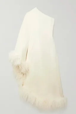 Taller Marmo Ubud Ivory Feather Gown Ivory Size UK 10 for rent on The Volte - image 3