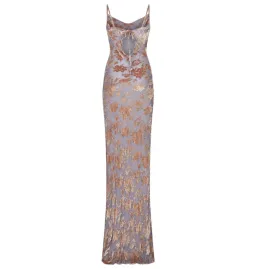 Rat & Boa Athena Maxi Dress in Purple Size UK 12 for rent on The Volte - image 6