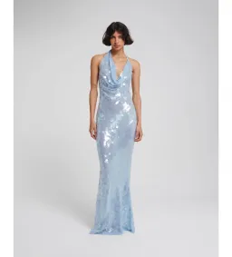 Rat & Boa Anais  Dress Blue Sequin Size 8  for rent on The Volte - image 1