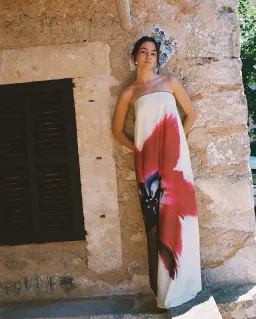 Rat & Boa Anthea Maxi Dress Orchid Print Size S/M (UK 8/10) for rent on The Volte - image 4