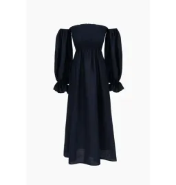 Sleeper Atlanta Dress in Navy Size S / UK 8 for rent on The Volte - image 6