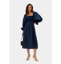 Sleeper Atlanta Dress in Navy Size S / UK 8 for rent on The Volte - image 1