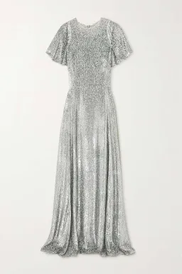 The Vampire's Wife Midnight Tremors Metallic Gown Silver Size UK 10 for rent on The Volte - image 6