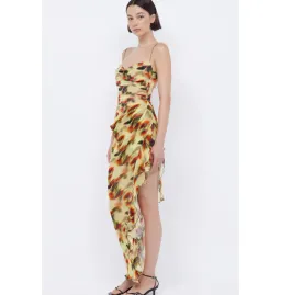 Bec & Bridge Fiore Open Back Maxi Dress Print Size 8 for rent on The Volte - image 2