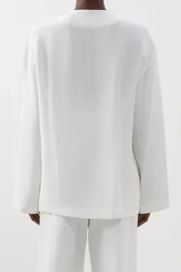 Raey Tie Front Pyjama Jacket Size 10 for rent on The Volte - image 3