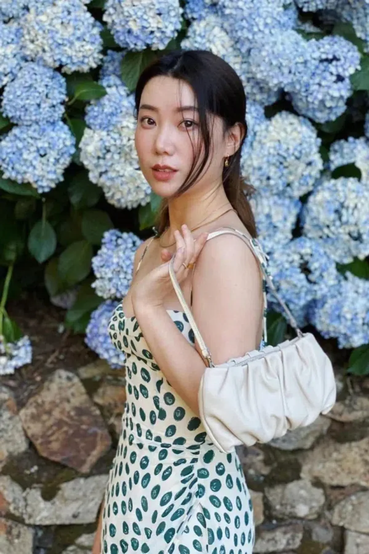 Reformation Kourtney Midi Dress Tapioca Print Size 12 - Image 1