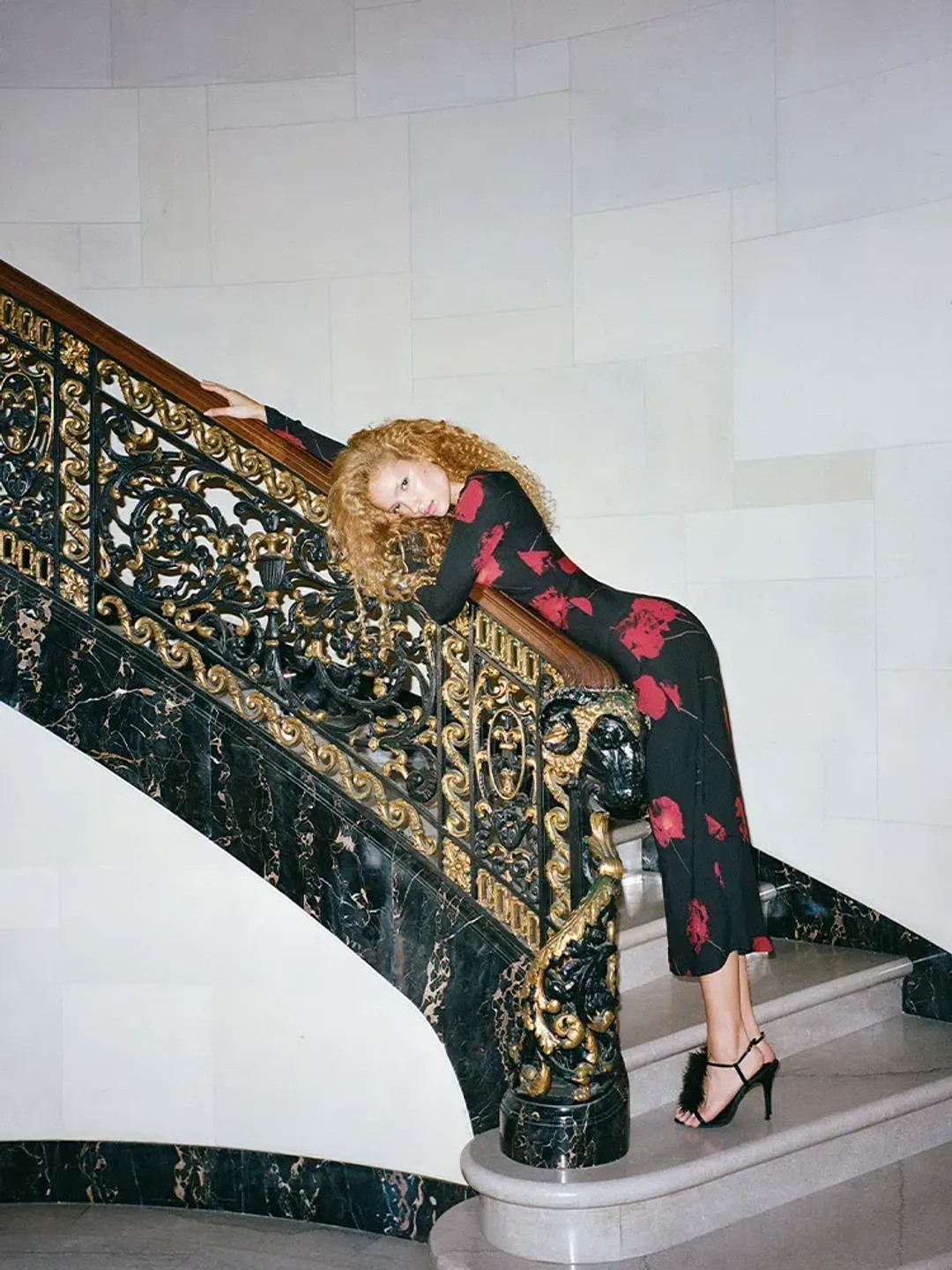 Realisation Par The Selma Maxi Dress Euphoria Noir Size UK 10 for rent on The Volte - main image