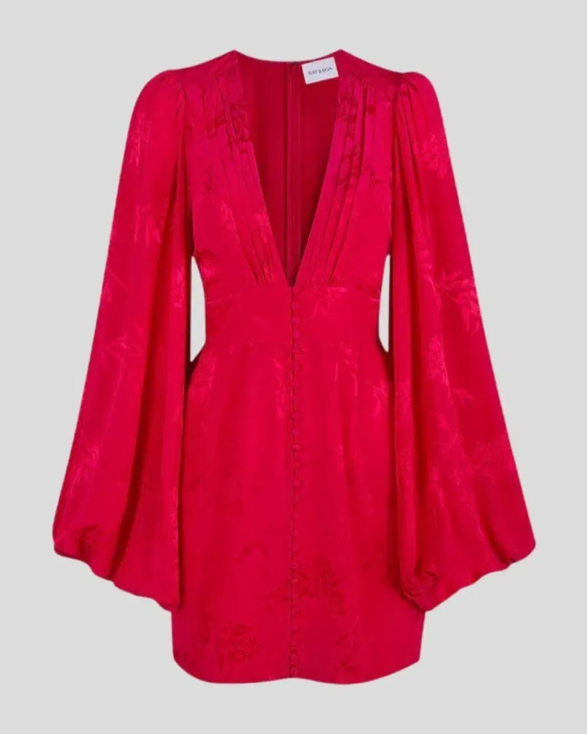 Rat & Boa Isabella Mini Dress Red Size UK 10 - Image 4