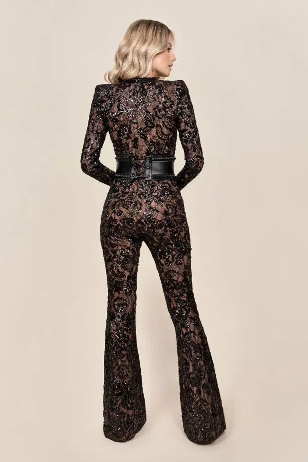 Nadine Merabi Bella Jumpsuit Size 12 for rent on The Volte - main image