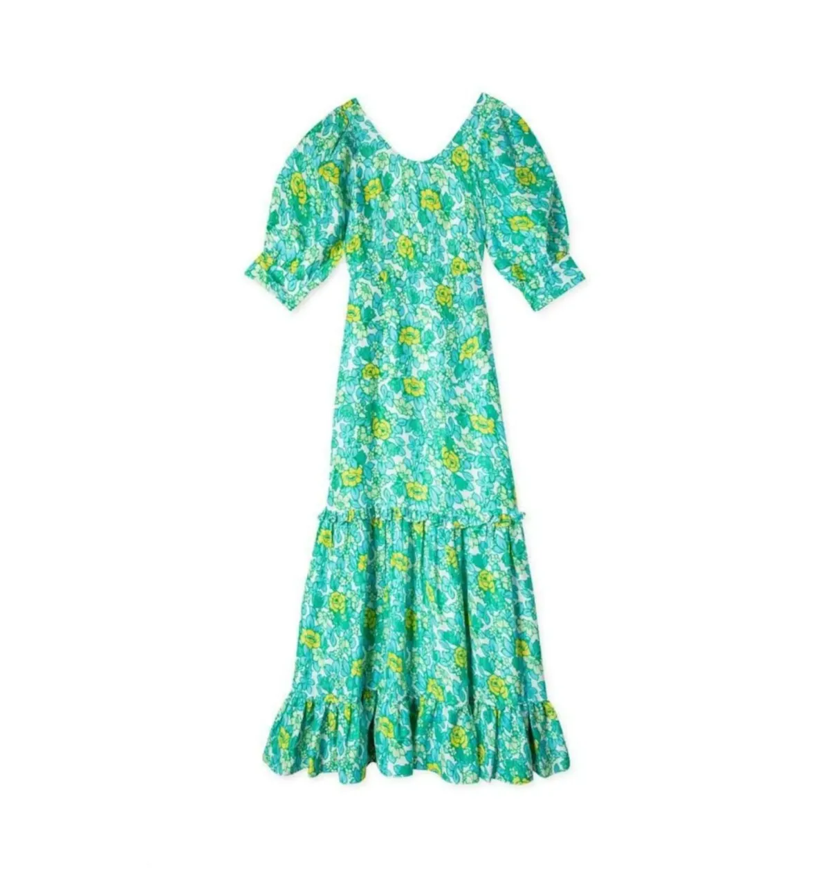 Rixo Kiara Dress Floral Size UK 12 - Image 4
