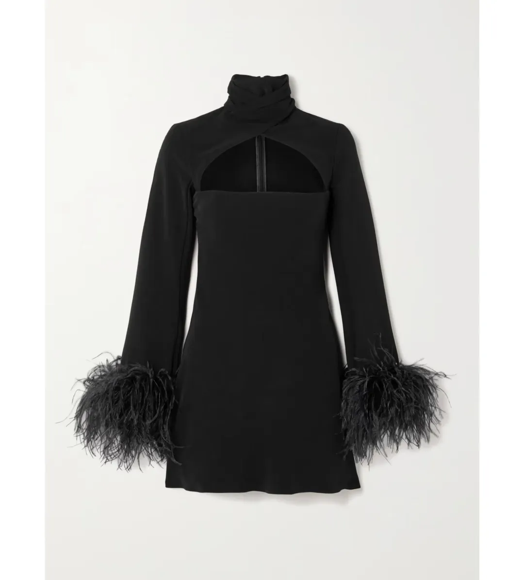 16ARLINGTON Odessa Mini Dress Black Size UK Size 10 for rent on The Volte - main image