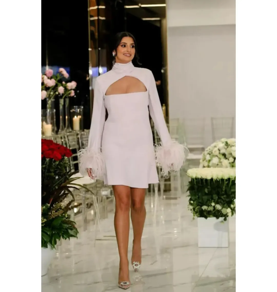 16Arlington Odessa Mini Dress Pink Size UK 12 for rent on The Volte - main image