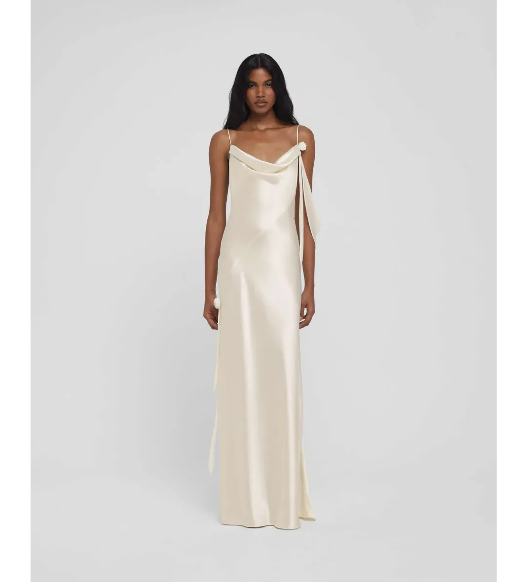 Rat & Boa Lorela Slip Dress White Size 10  for rent on The Volte - main image