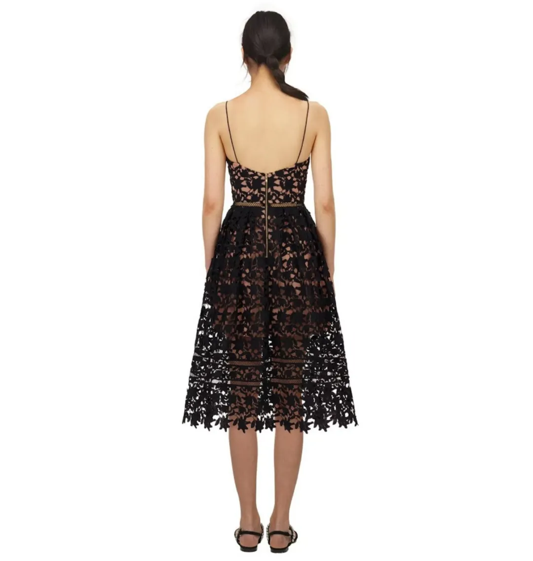 Self-Portrait Azaelea Dress Black Size UK 10 for rent on The Volte - main image