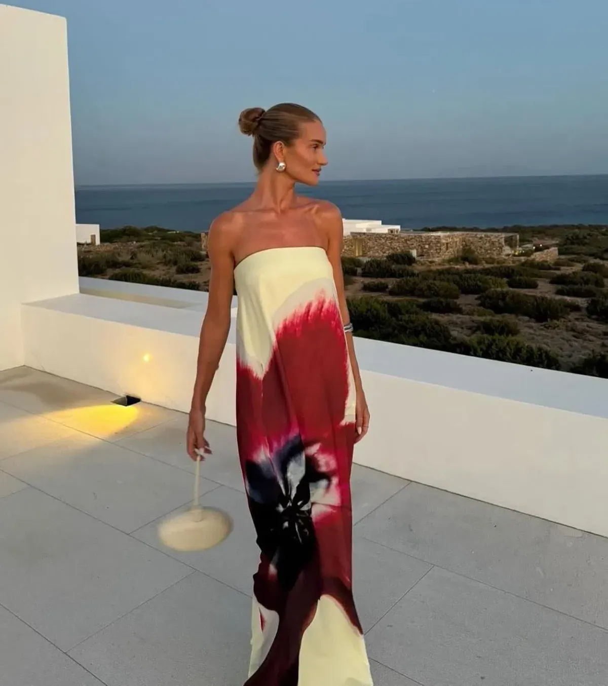 Rat & Boa Anthea Maxi Dress Orchid Print Size S/M (UK 8/10) - Image 5