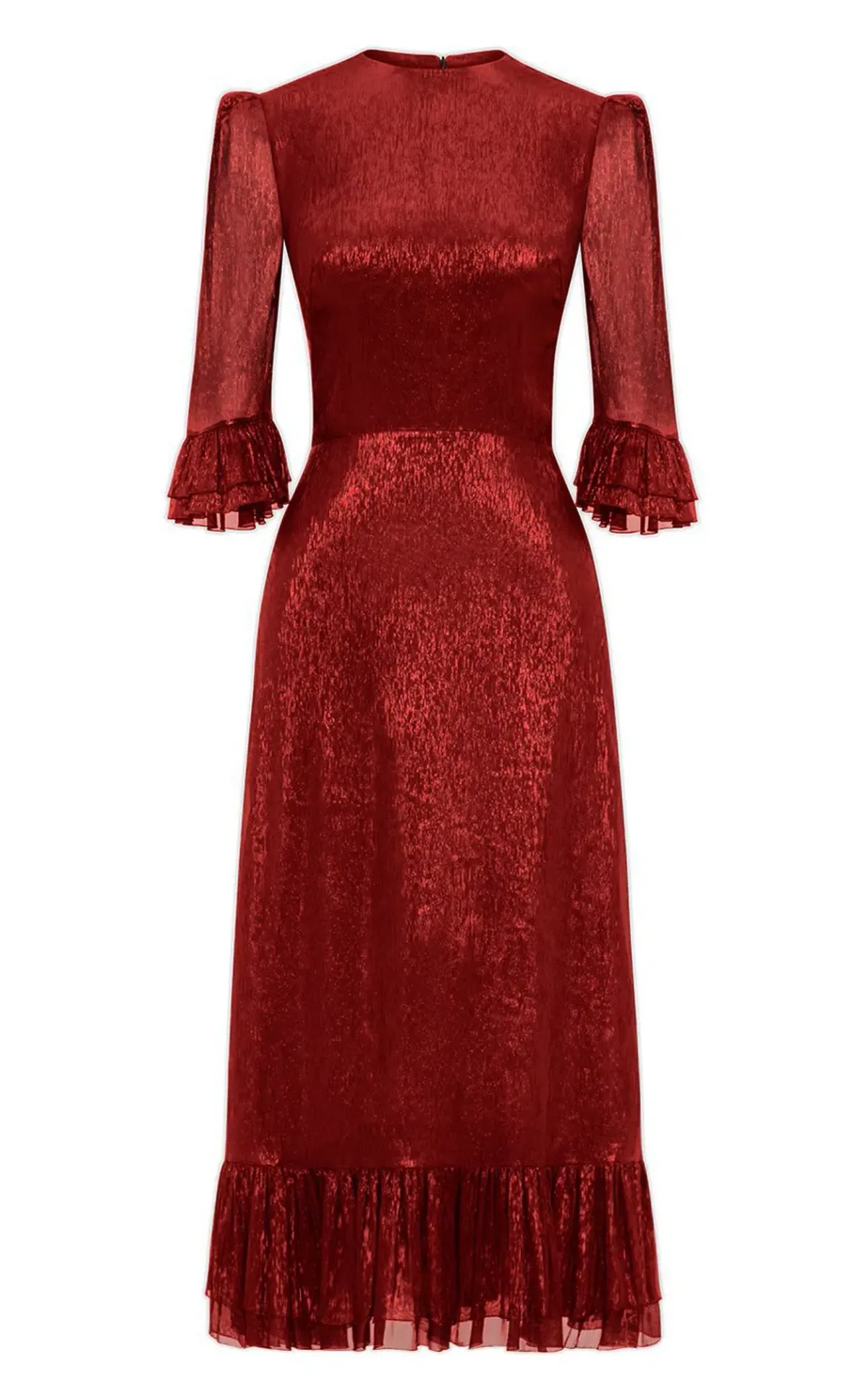 The Vampire's Wife The Falconetti Midi Dress Red Size UK 10 - Image 6