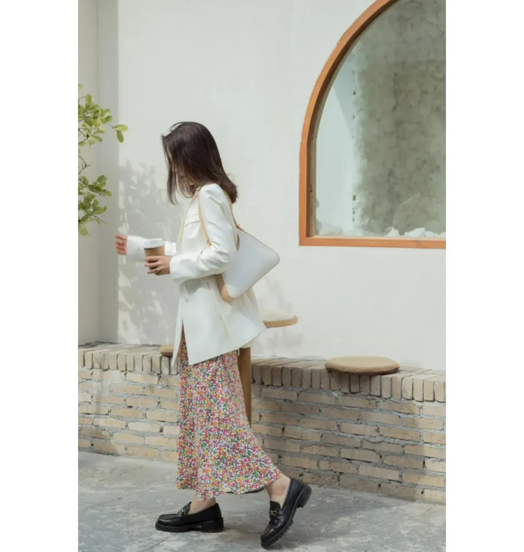 Rixo Kelly Slip Skirt Floral Size UK 10 for rent on The Volte - main image