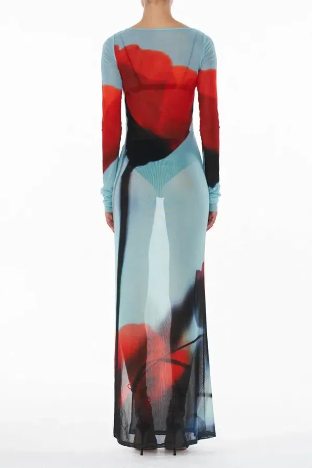 Rat & Boa Santino Tulip Maxi Dress Floral Size UK 8  for rent on The Volte - main image