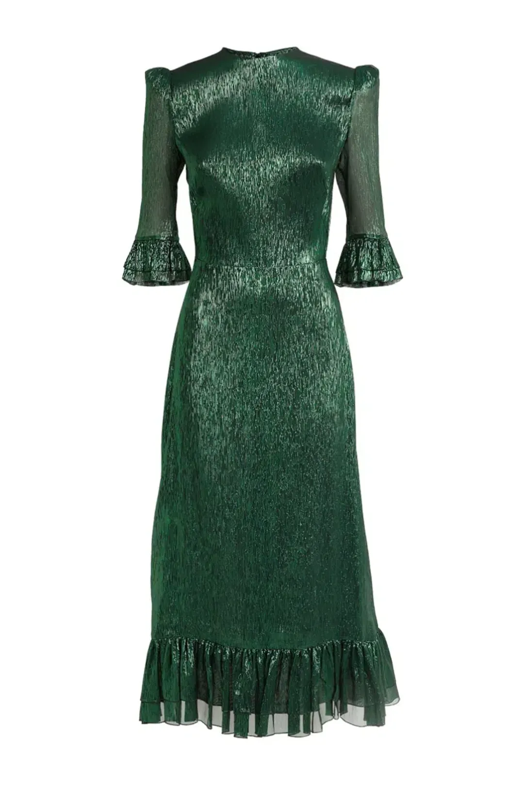 The Vampire's Wife The Falconetti Midi Dress Green Size UK 10 for rent on The Volte - main image