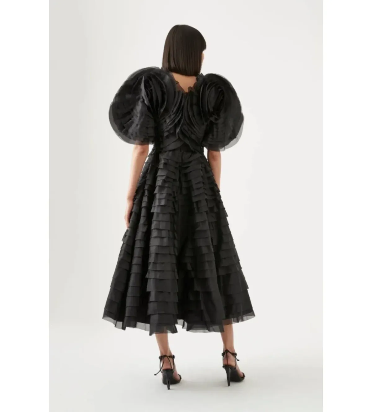 AJE  Amour midi dress in Black Size UK 12 - Image 4