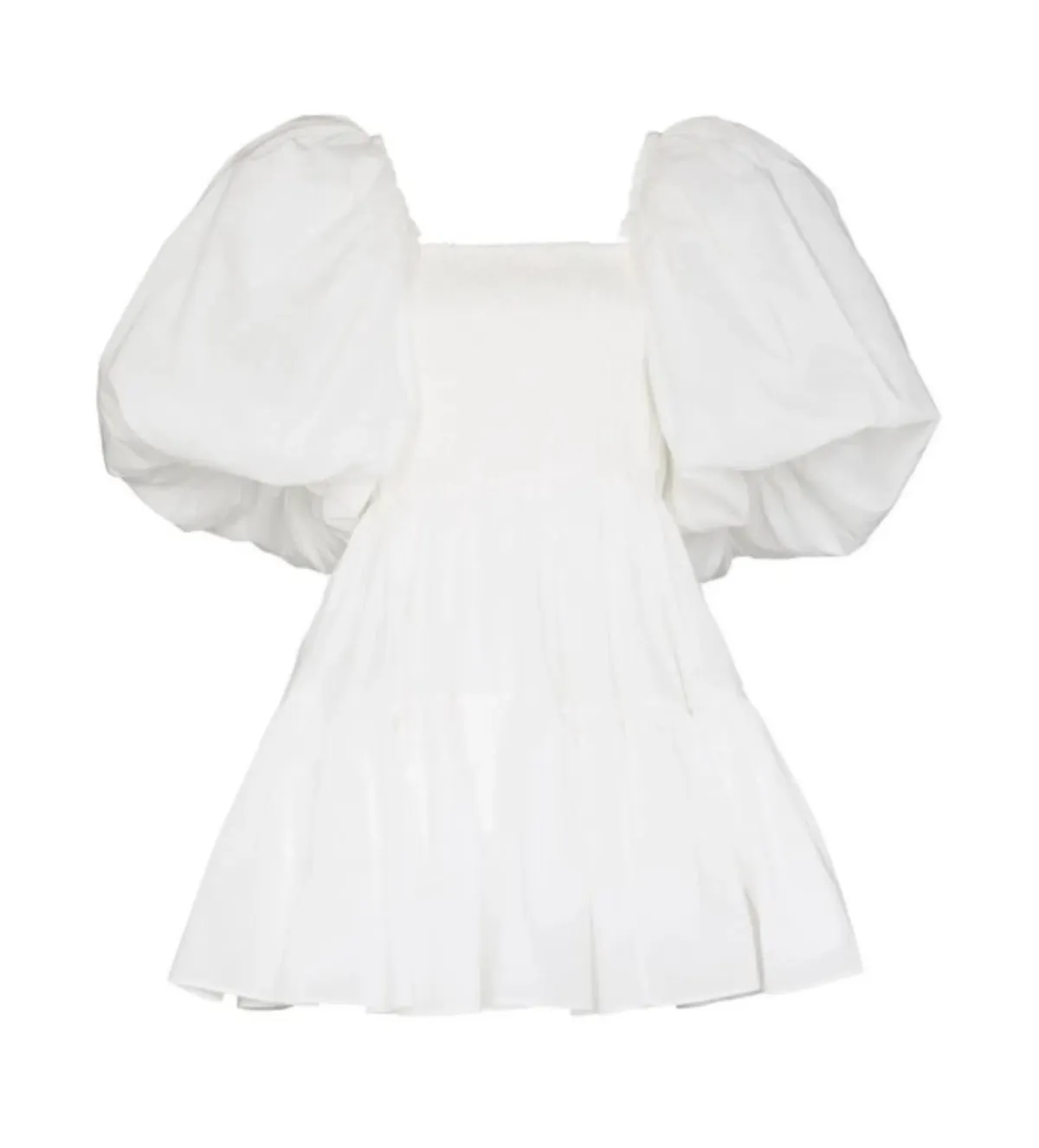Aje Cherished Mini Dress White Size UK 12 - Image 5