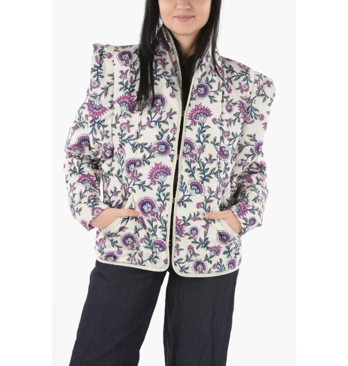 Isabel Marant Janissae Jacket Floral Size 10 - Image 1