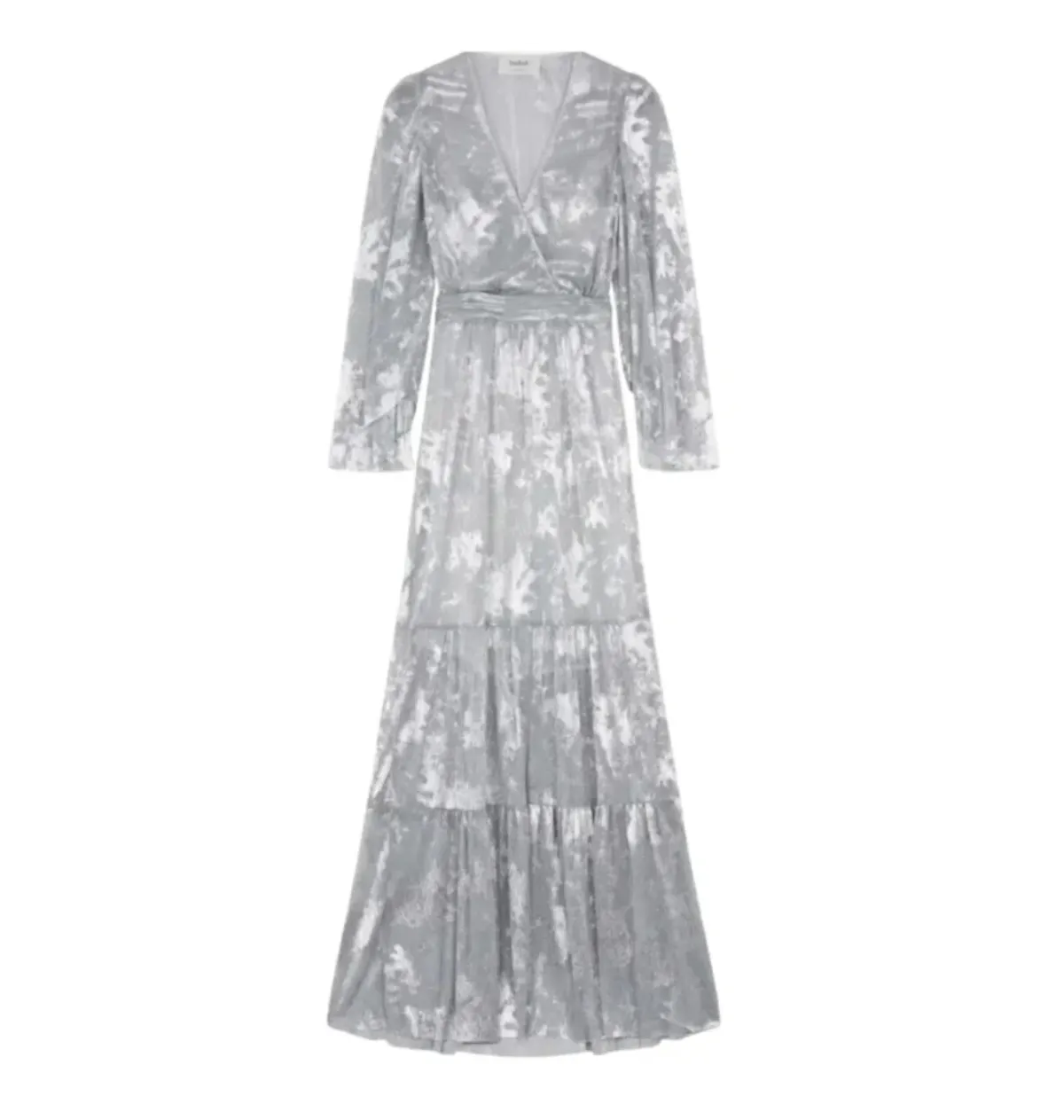BA&SH Vianca Maxi Dress Grey Size 12 - Image 5