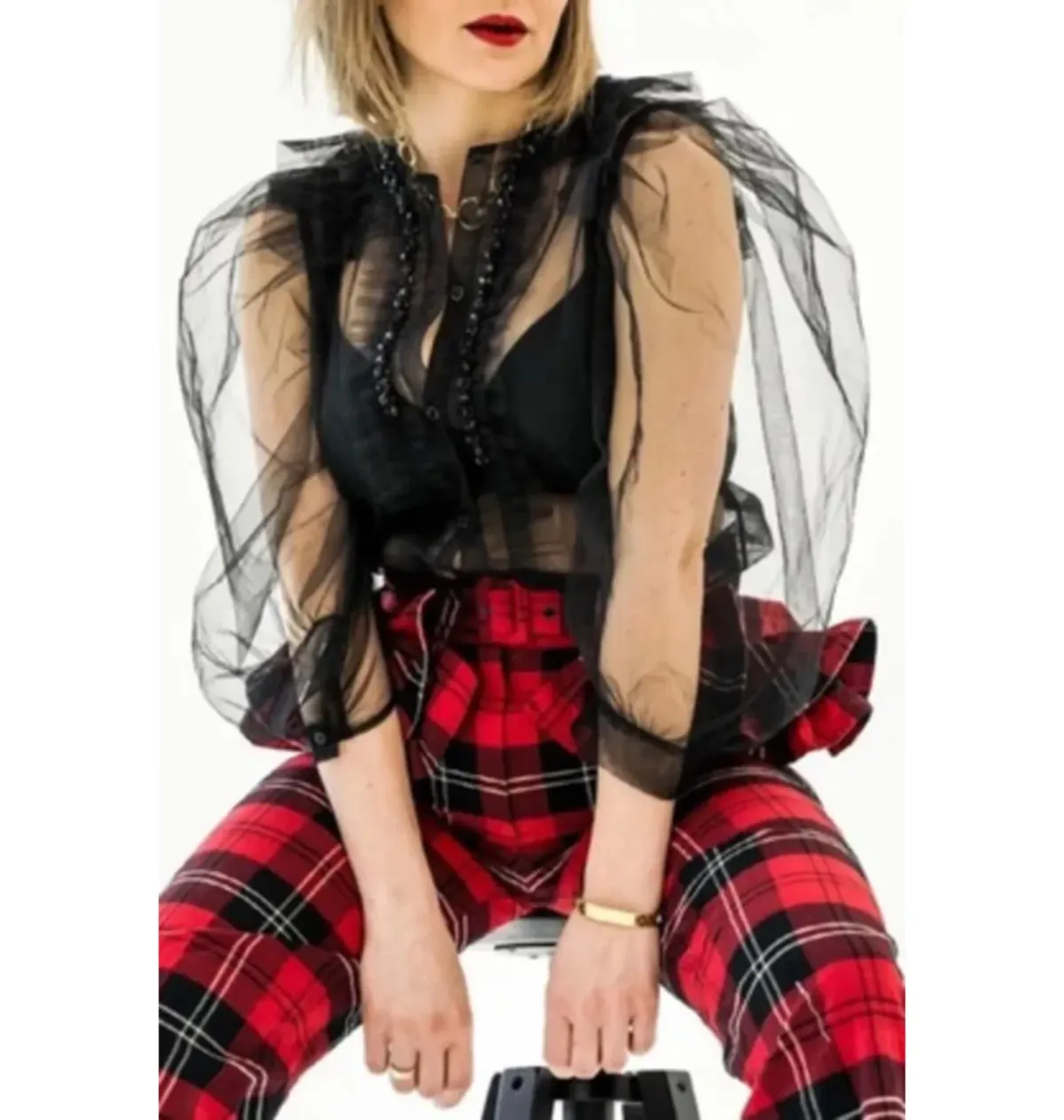 Simone Rocha x H&M Black Blouse Black Size 12 - Image 1