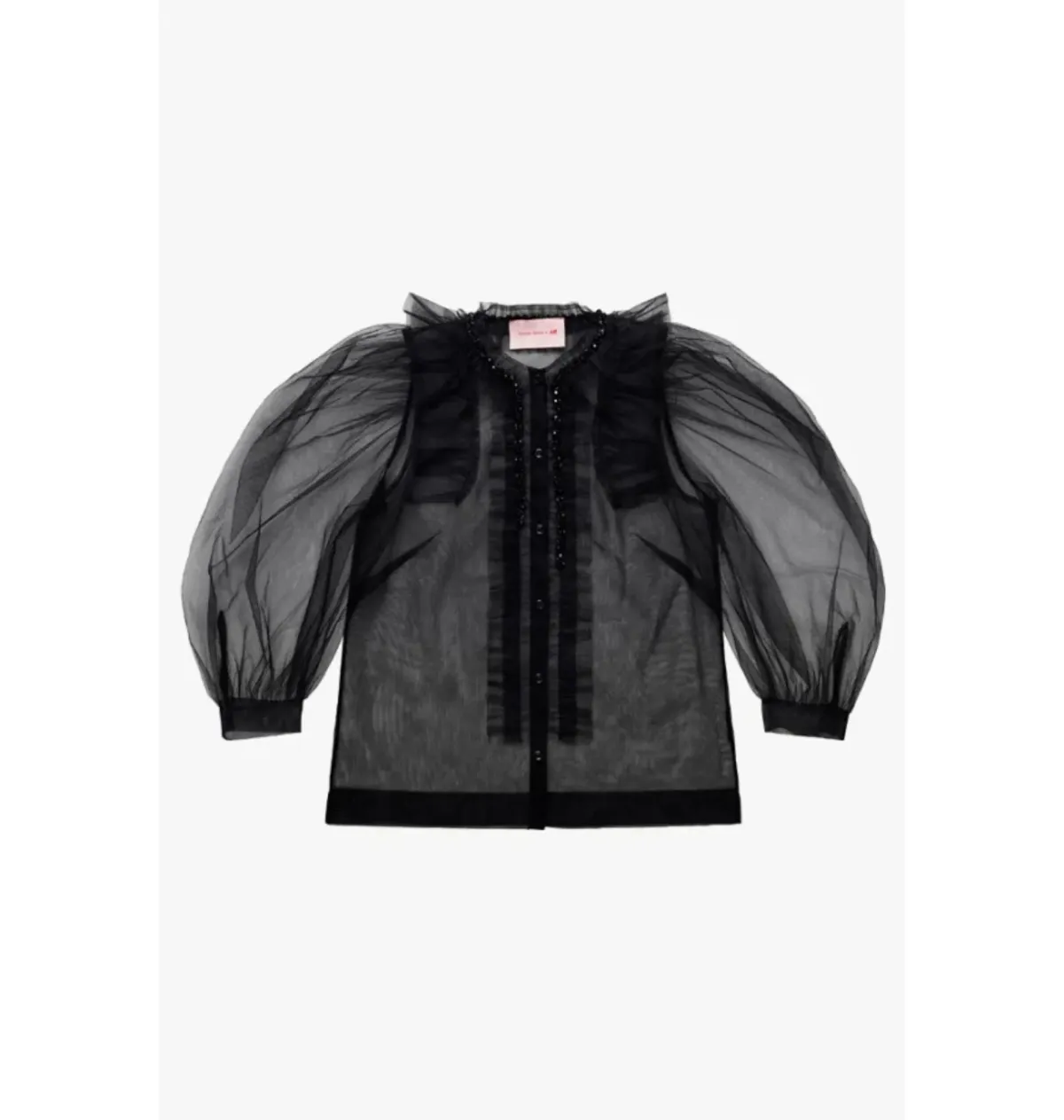 Simone Rocha x H&M Black Blouse Black Size 12 - Image 4