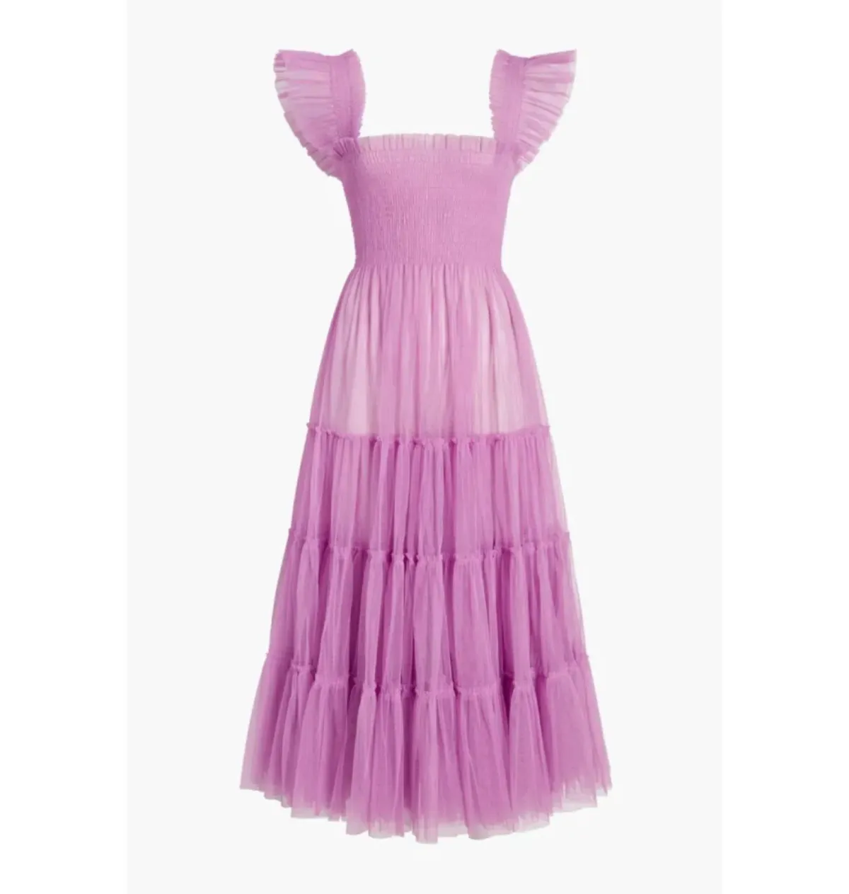 Hill House Home Collector’s Ellie Nap Midi Dress Pink Size 10 - Image 5