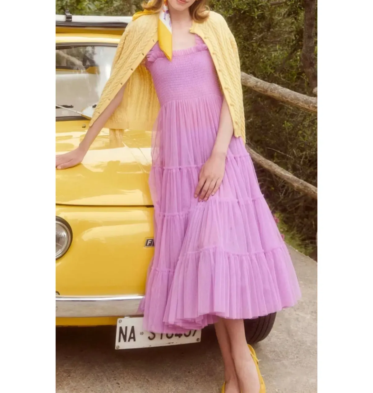 Hill House Home Collector’s Ellie Nap Midi Dress Pink Size 10 - Image 4