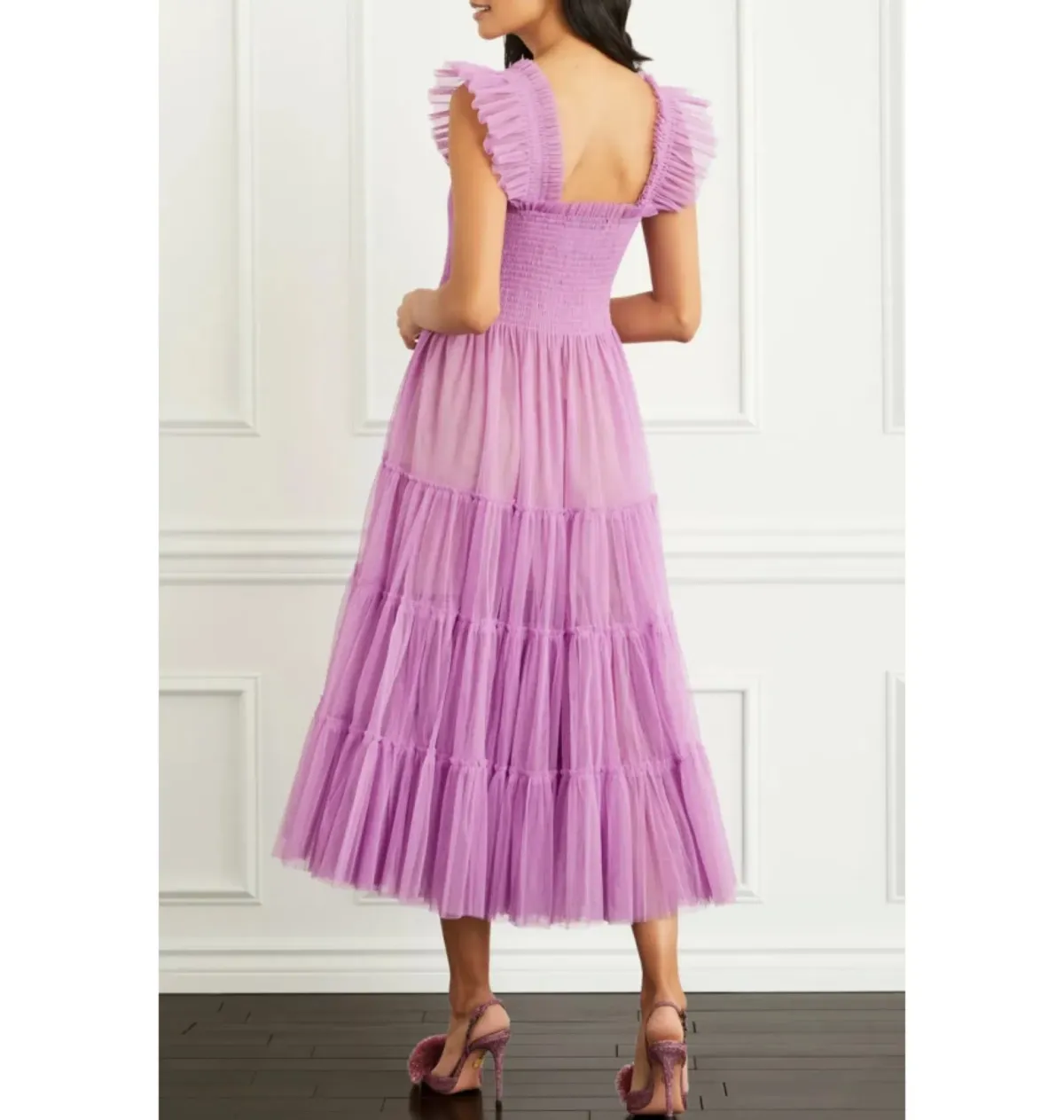 Hill House Home Collector’s Ellie Nap Midi Dress Pink Size 10 - Image 2