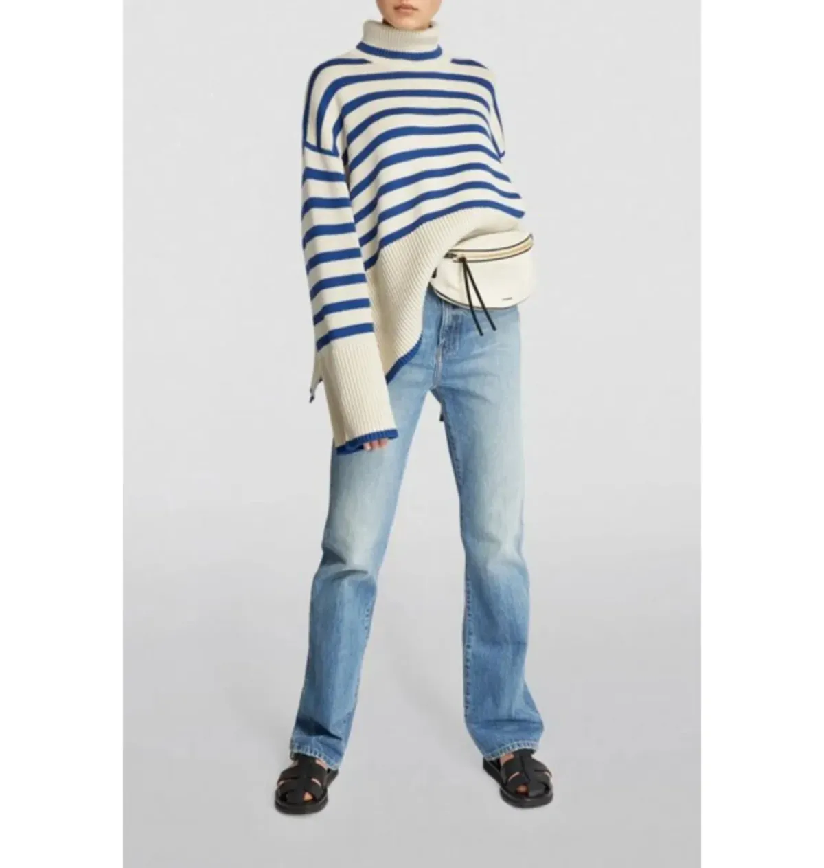 Totême Striped Signature Sweater Multi Size 10 - Image 1