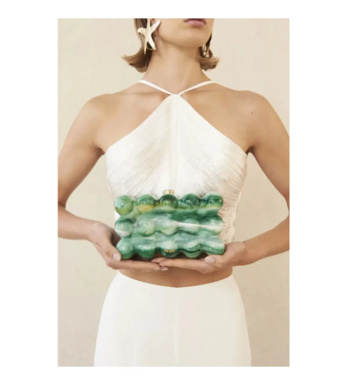 Cult Gaia Bubble Bag Green - Image 2