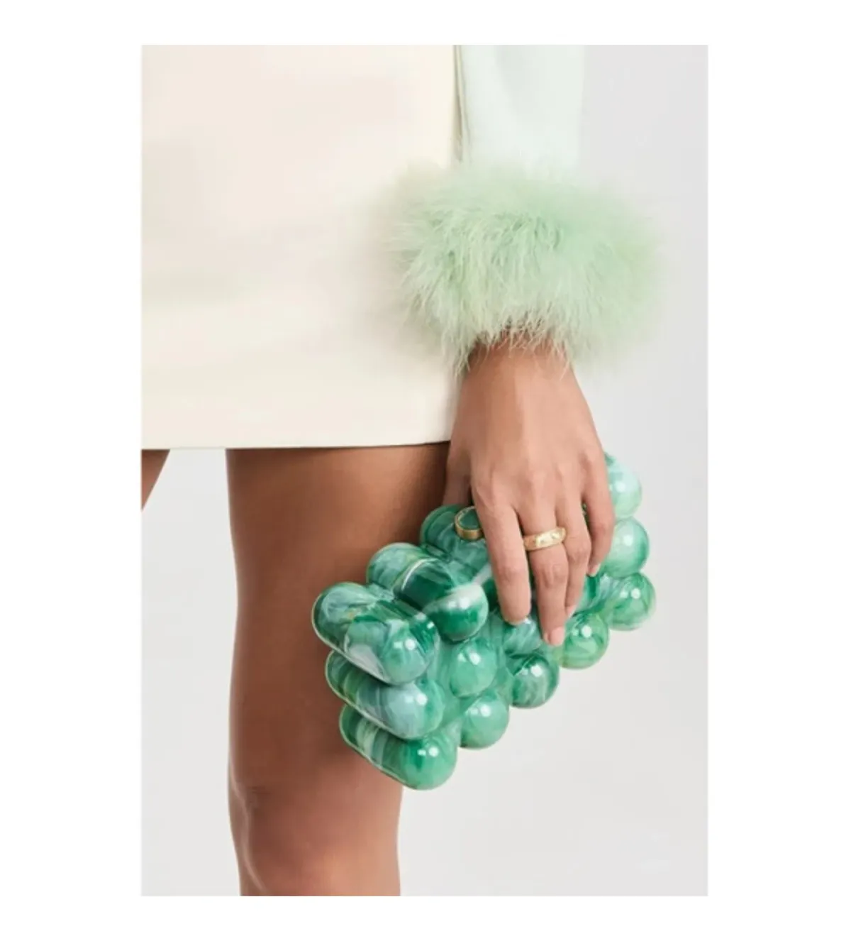 Cult Gaia Bubble Bag Green - Image 4