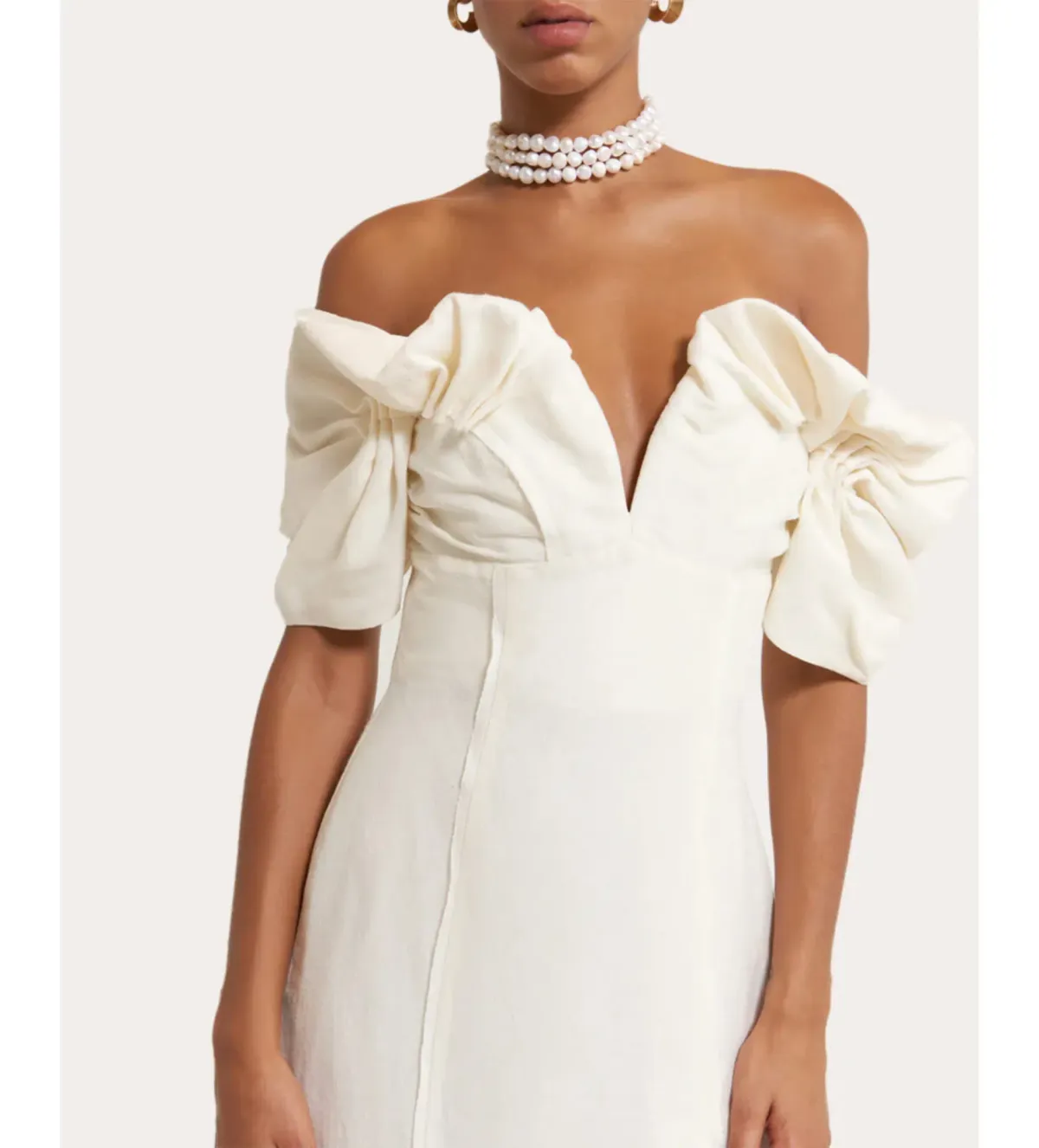 Cult Gaia Muna Maxi Dress White Size UK 10 - Image 2