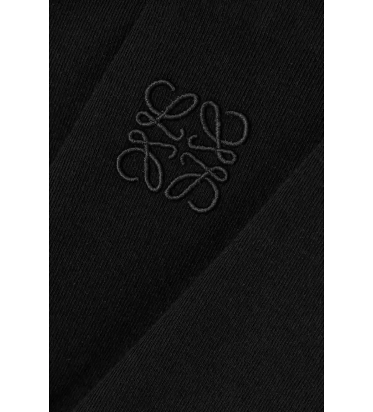 Loewe Anagram Cropped Tee Black Size L / UK 12 - Image 2