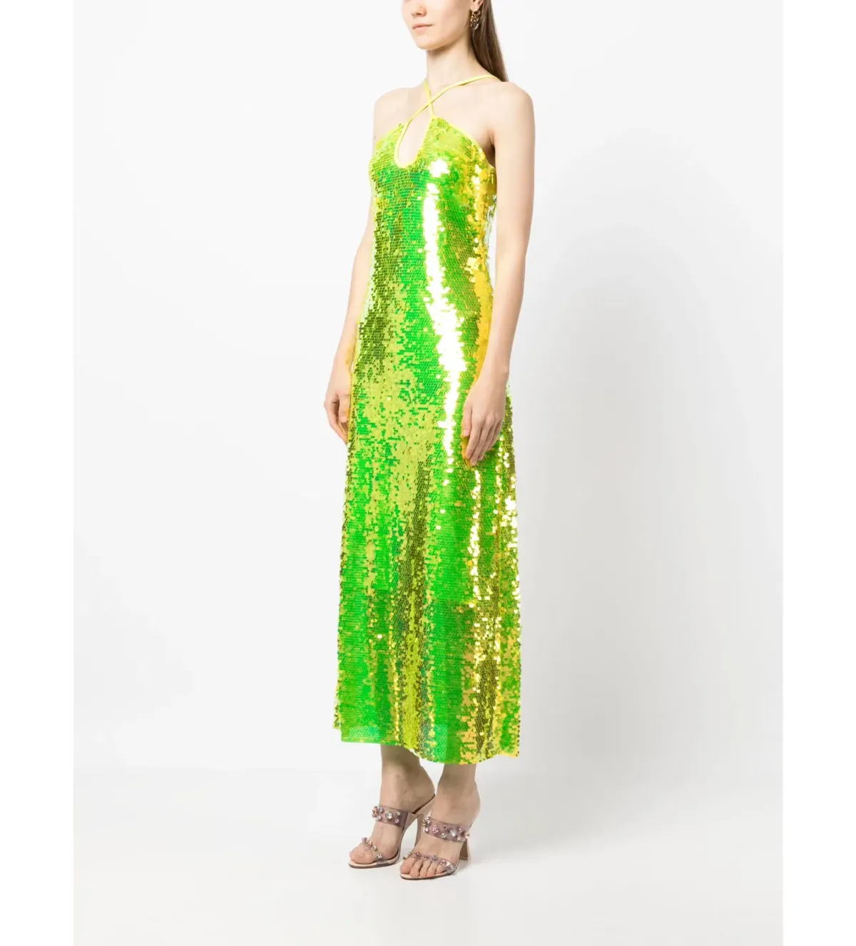 Cult Gai Lily dress in  Acid Fern Size UK 10 - Image 2