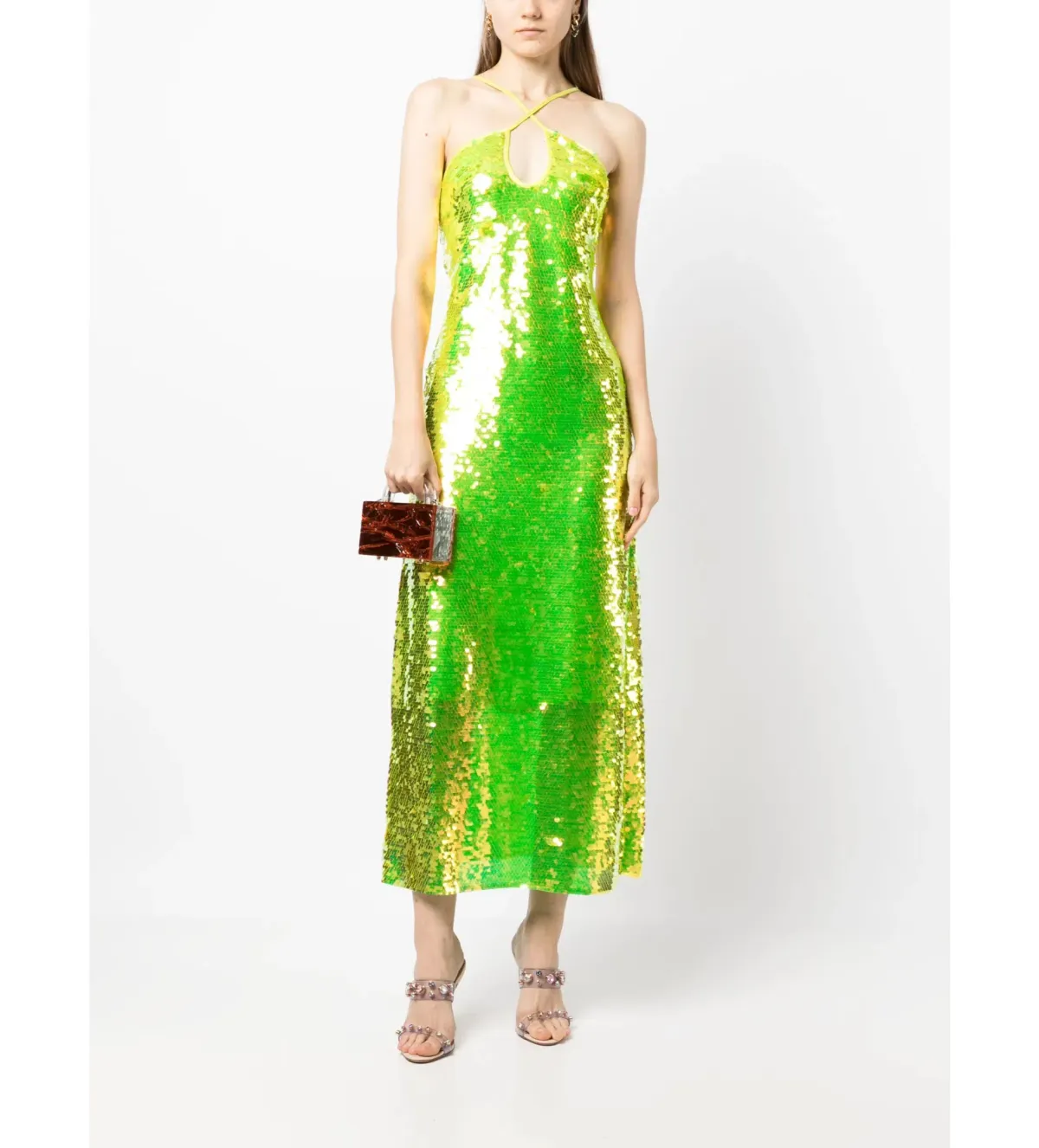 Cult Gai Lily dress in  Acid Fern Size UK 10 - Image 1