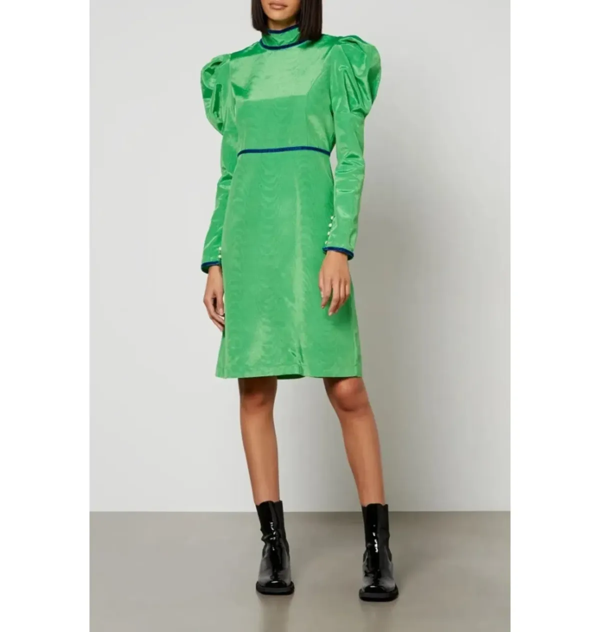 Batsheva The Tate Mini Dress Green Size 12 - Image 3