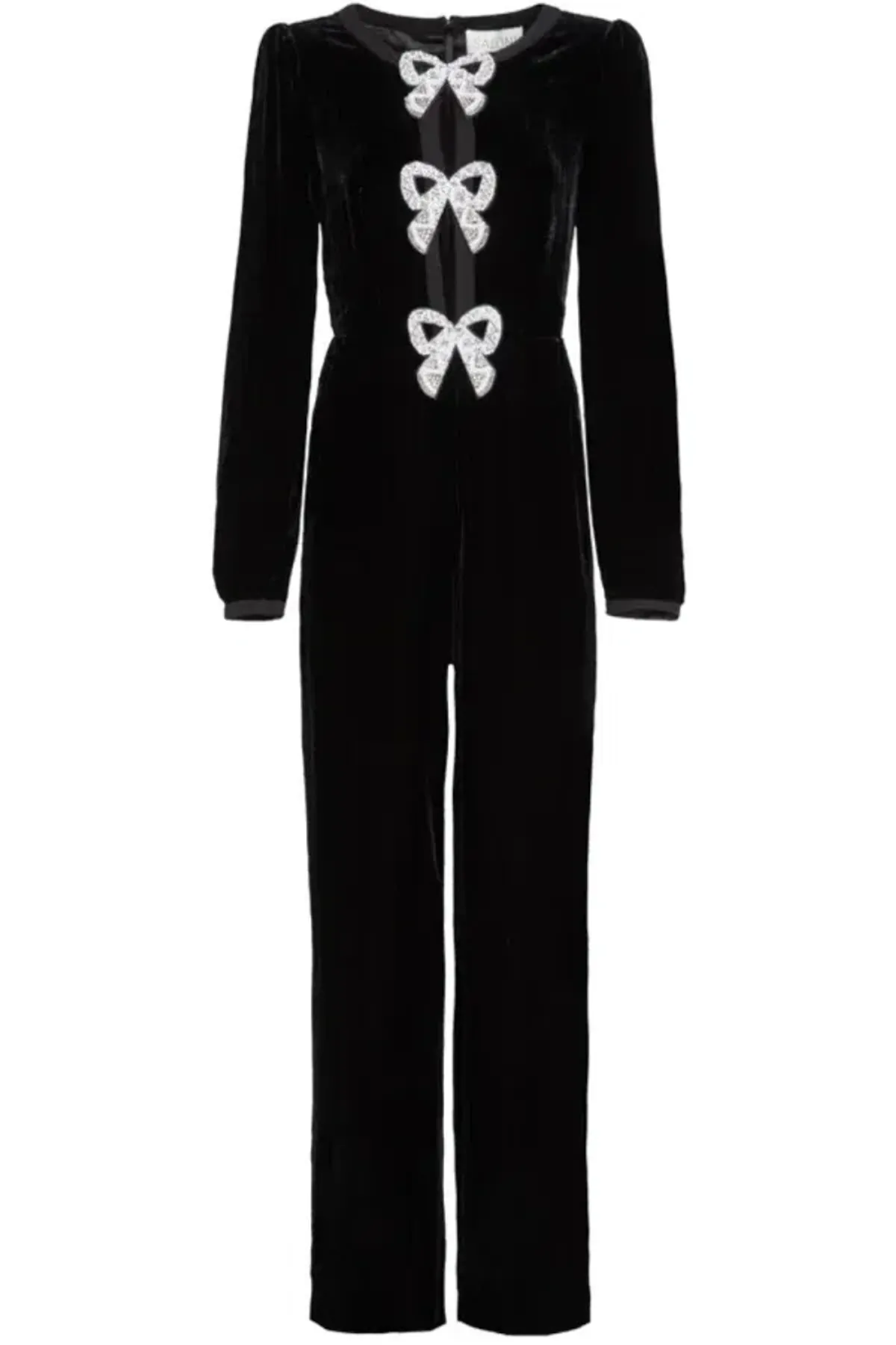 Saloni Camille Jumpsuit Black Size UK 16 - Image 3