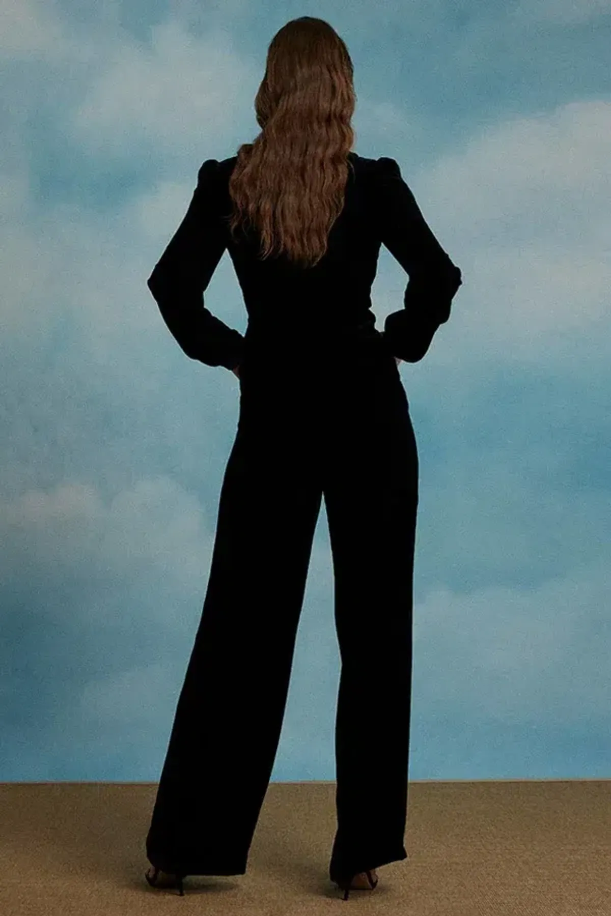 Saloni Camille Jumpsuit Black Size UK 14 - Image 2