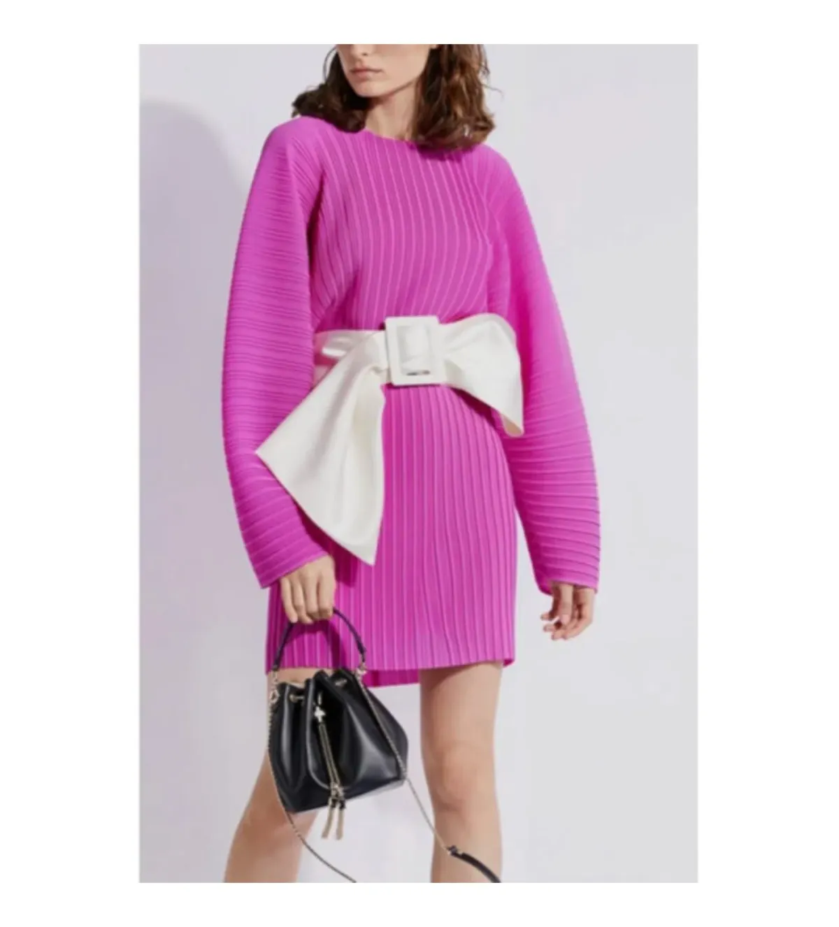 Solace London Tanzy Mini Dress Pink Size UK 10 - Image 2