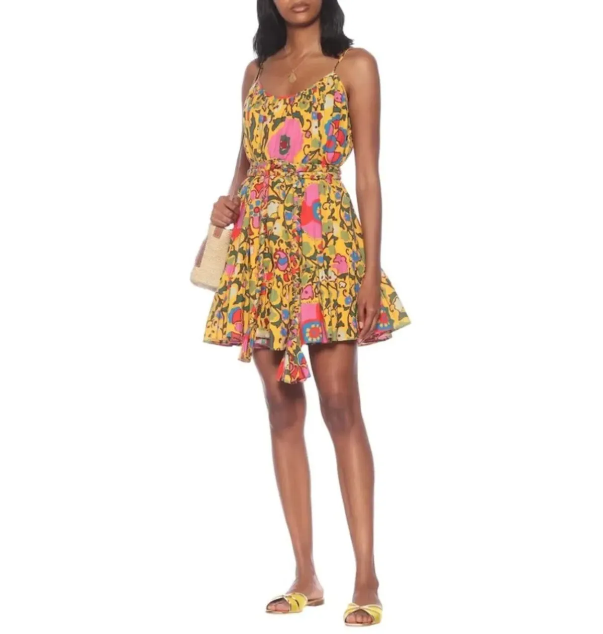 Rhode Nala Mini Dress Print Size 10 - Image 1