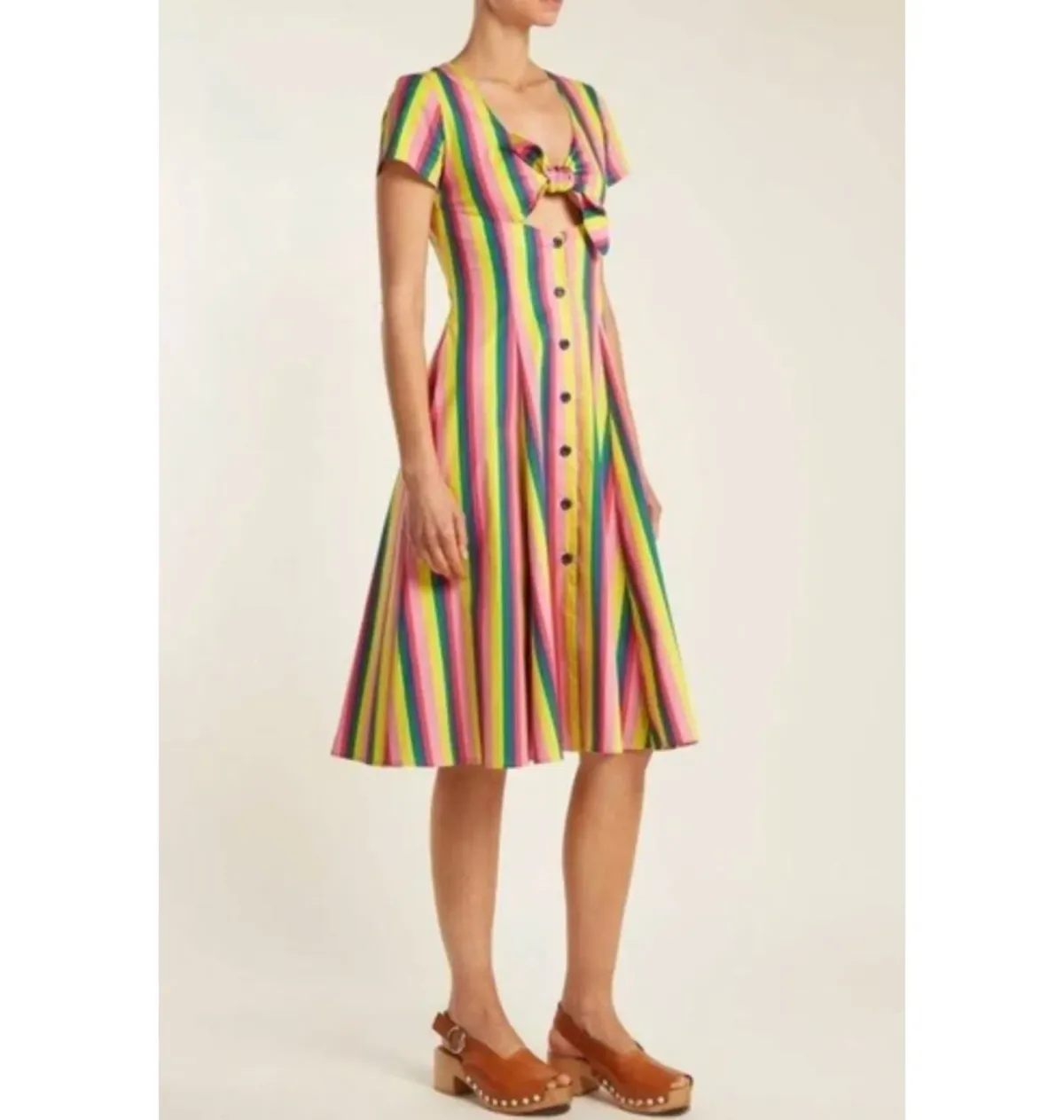 Staud Alice Mini Dress Multi Size 12 - Image 2